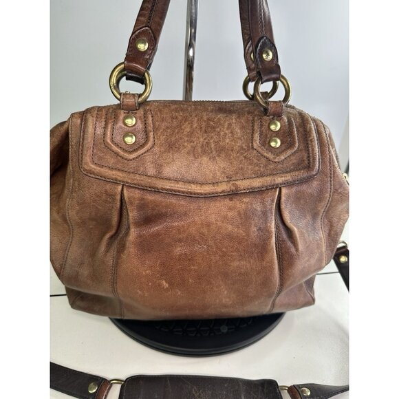 DISTRESSED Coach VTG Madison Claire Handbag Leather Brown 14334 - Picture 5 of 13